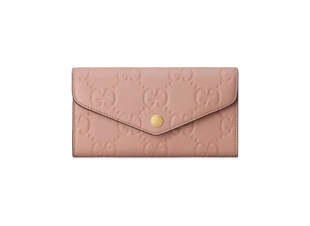 GUCCI GG Continental Wallet "Rose Beige"
