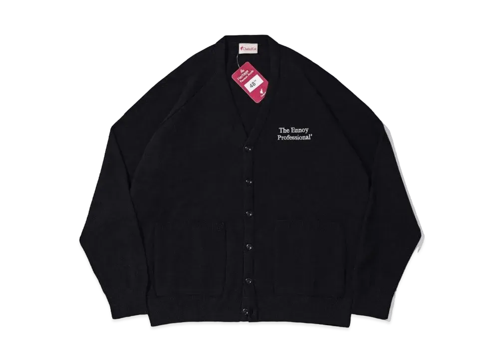 ENNOY 22AW Button Cardigan "Black"