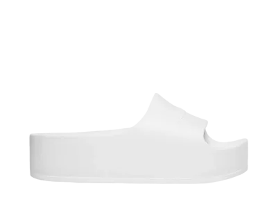 BALENCIAGA Women's Chunky Slide Sandal in Rubber "White"