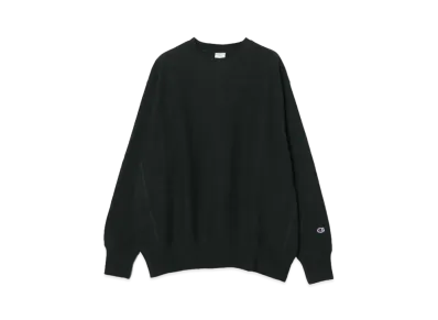 Champion x BEAMS by MIN-NANO Crew Neck Sweatshirts "Black"