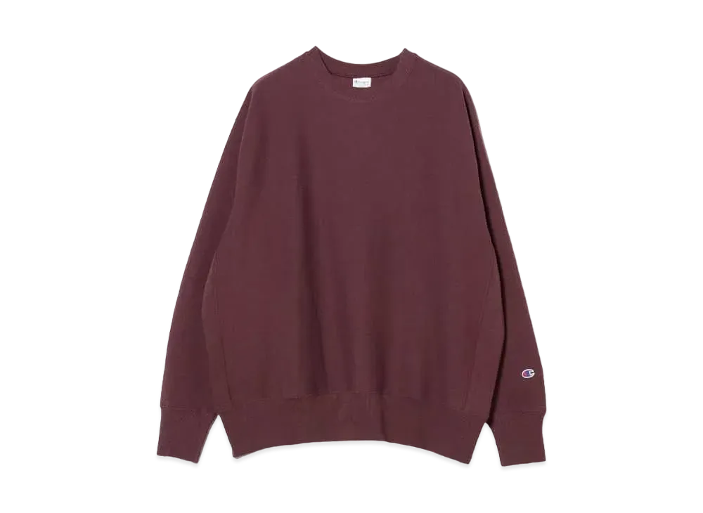 Champion x BEAMS by MIN-NANO Crew Neck Sweatshirts "Maroon"