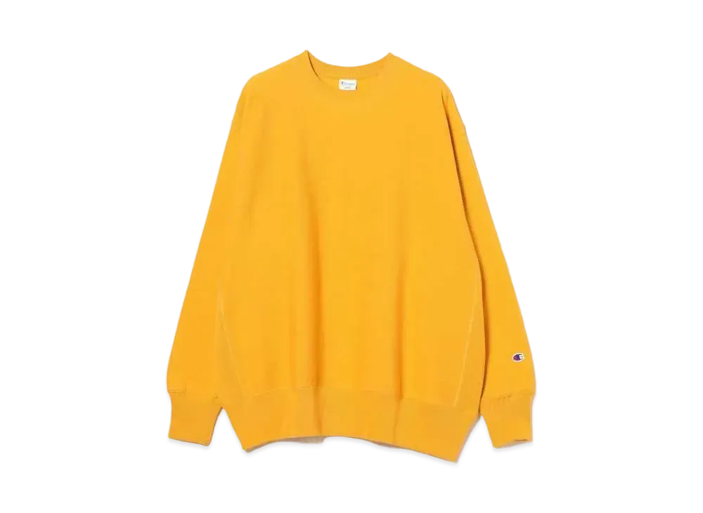 Champion x BEAMS by MIN-NANO Crew Neck Sweatshirts "Yellow"