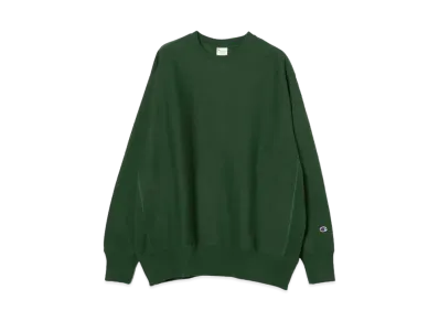 Champion x BEAMS by MIN-NANO Crew Neck Sweatshirts "Green"