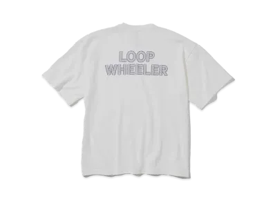 LOOPWHEELER x BEAMS JAPAN Tee "White"