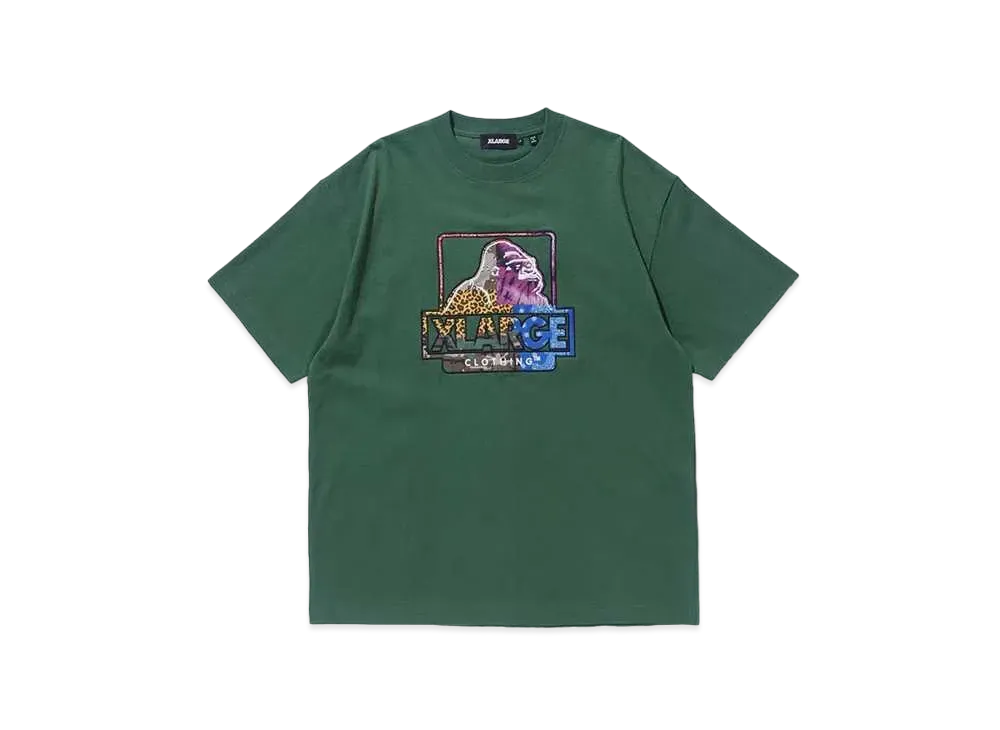 XLARGE MIXED OG S/S TEE "GREEN"