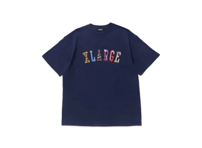 XLARGE MIXED LOGO S/S TEE "NAVY"