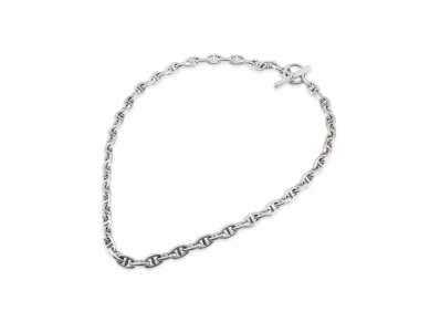 Hermes Chaine D'ancre TPM Necklace Very Small Model "Silver"