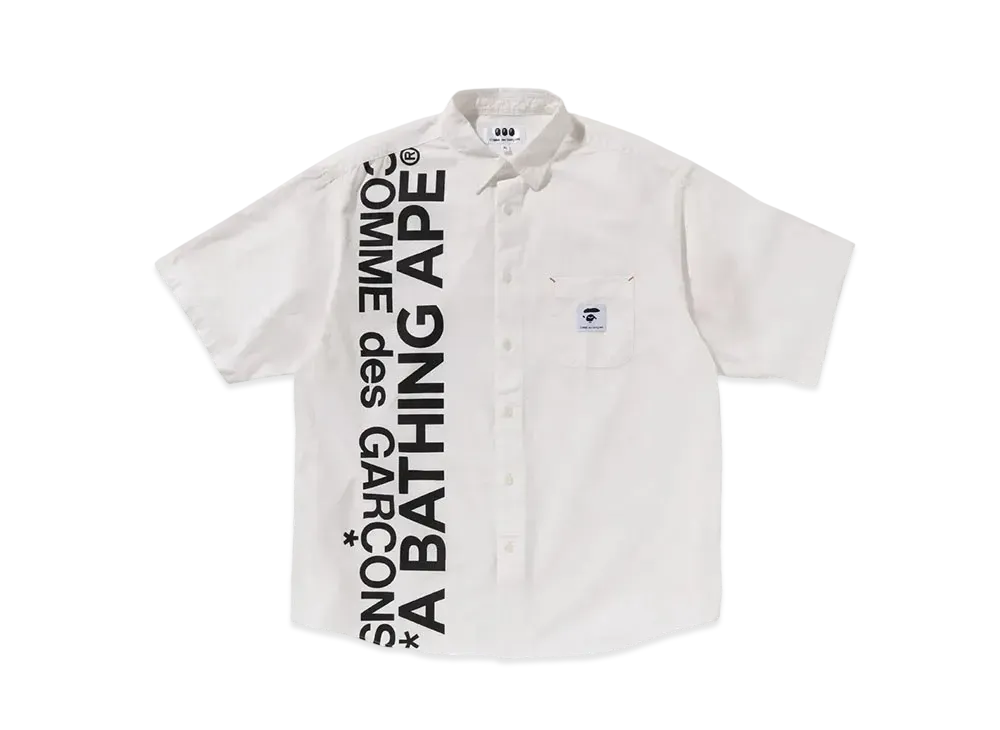 A BATHING APE x CDG Osaka S/S Shirt "White"