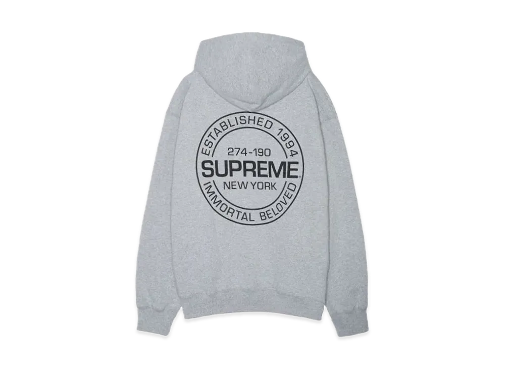 Supreme Immortal Hooded Sweatshirt "Heather Grey"