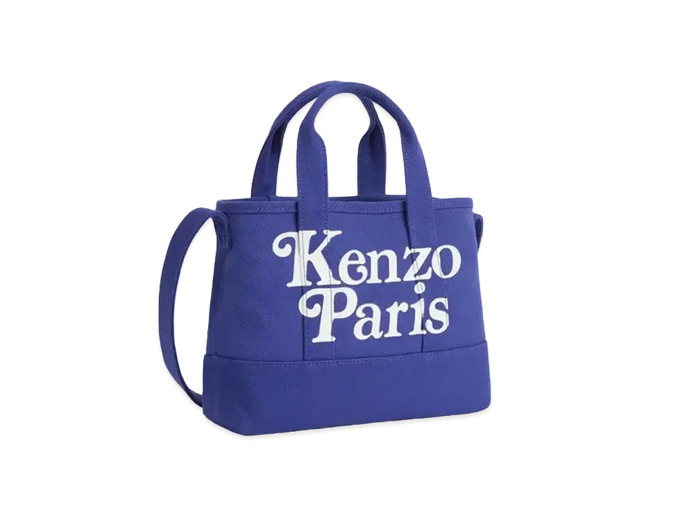KENZO x VERDY "COLORS" Small Canvas Tote Bag "Deep Sea Blue"