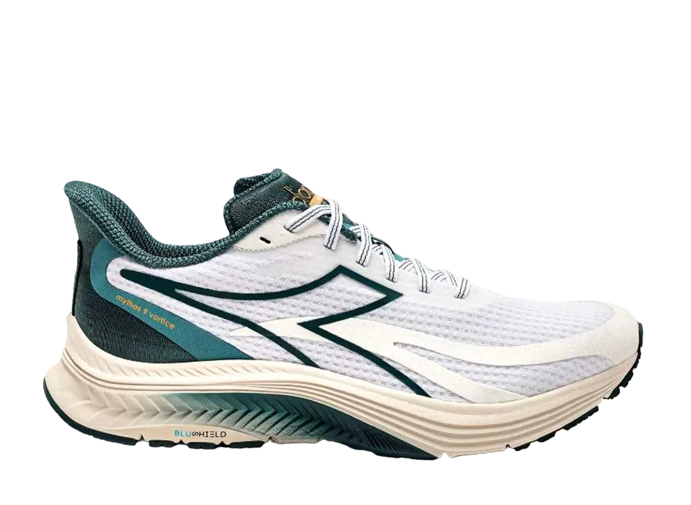 DIADORA Mythos Blushield 9 Vortice "White/Mediterranea/Whisper White"
