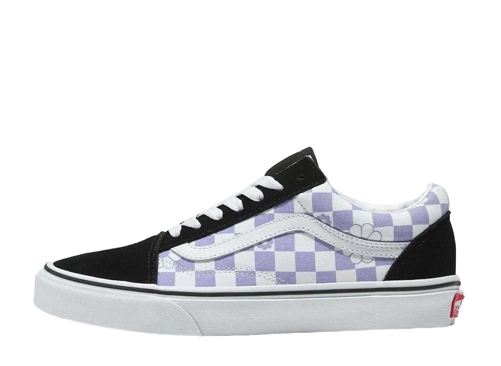 Vans Old Skool "Floral Check Lavender/Black"