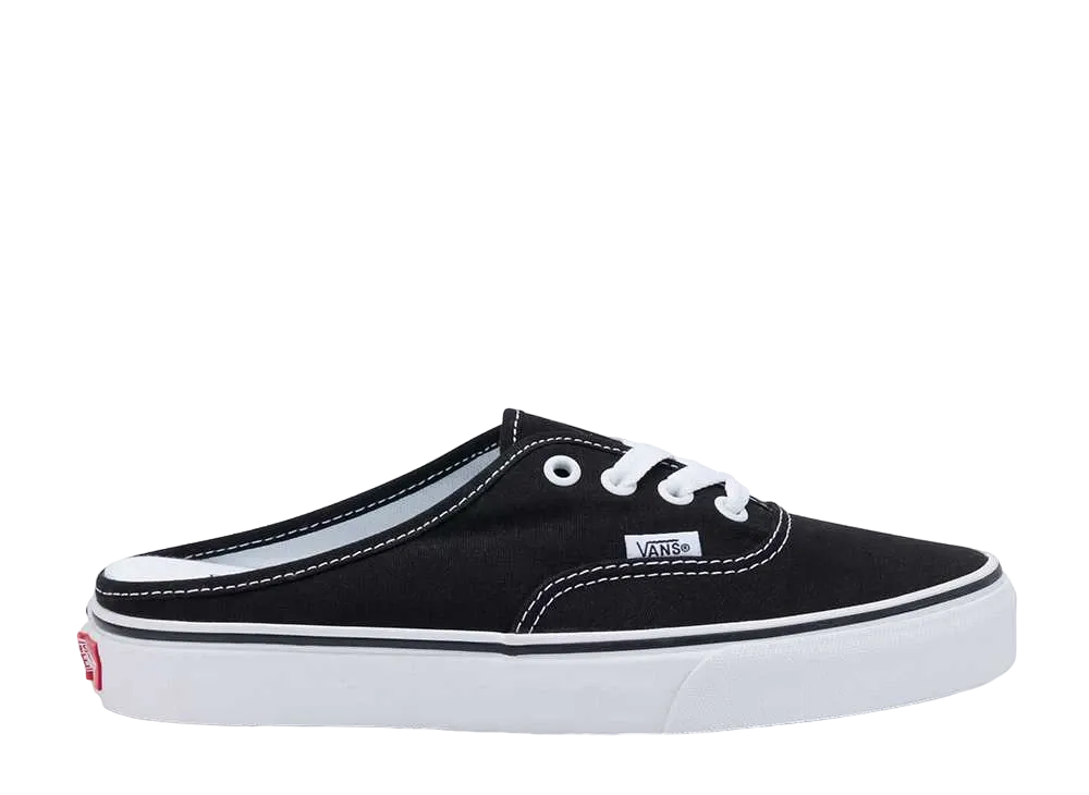 バンズ オーセンティック ミュール "ブラック/トゥルーホワイト"