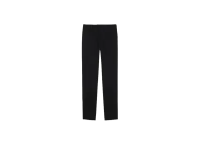 AMI PARIS Wool Blend Twill Cigarette Fit Pants "Black"