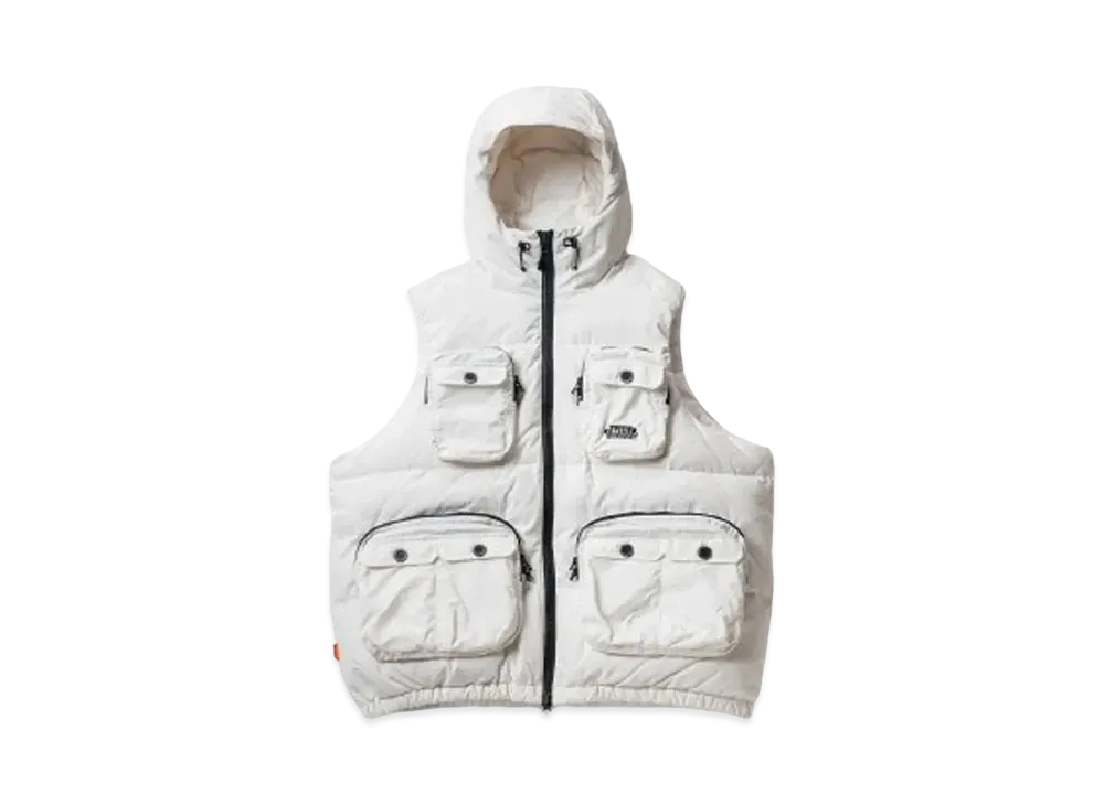 TIGHTBOOTH Down Vest "White"