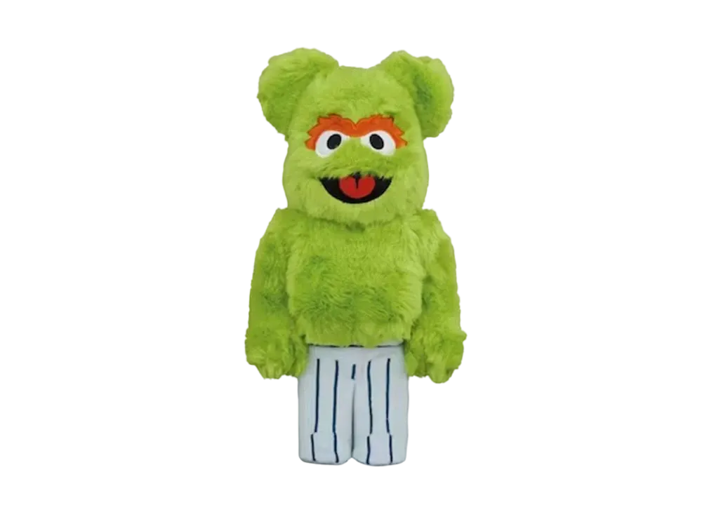 MEDICOM TOY "BEARBRICK" -SESAME STREET- OSCAR THE GROUCH Costume Ver. 400%