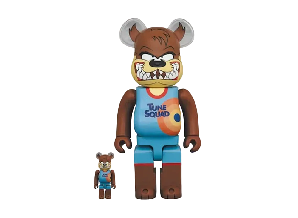 MEDICOM TOY "BEARBRICK" -SPACE JAM: A NEW LEGACY- TASMANIAN DEVIL 100% & 400%