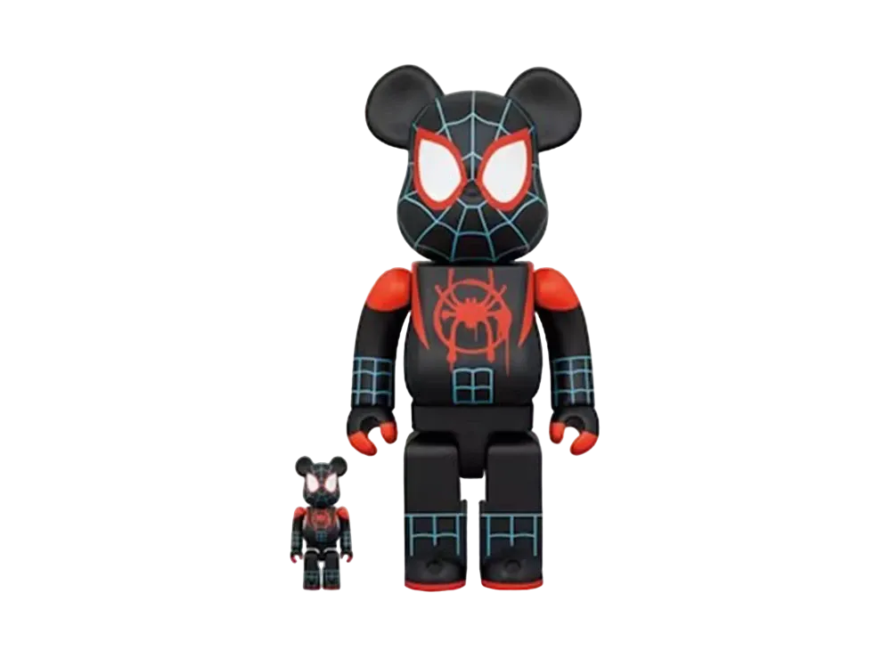 MEDICOM TOY "BEARBRICK" -SPIDER-MAN:INTO THE SPIDER-VERSE- SPIDER-MAN (Miles Morales)100% & 400%