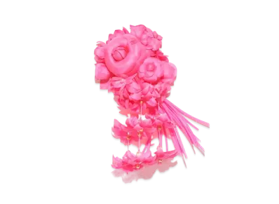 CHANEL Camellia Silk Pongee & Organza "Fuchsia"