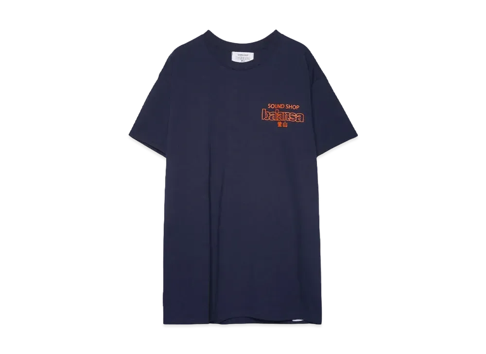 SOUND SHOP balansa ssb logo tee "NAVY/ORANGE"