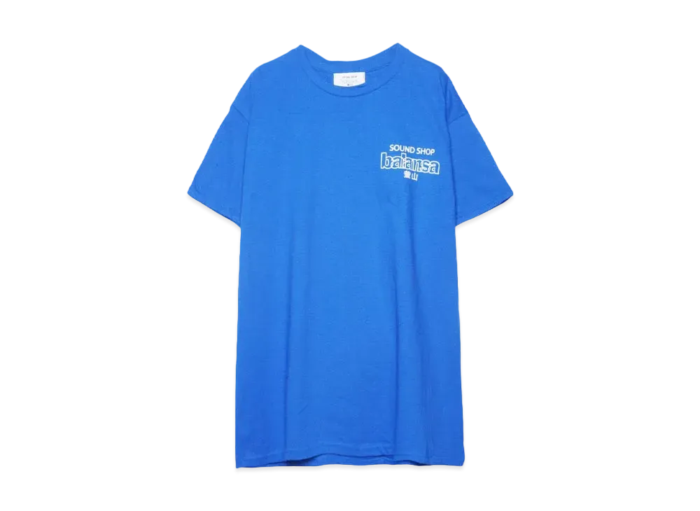 SOUND SHOP balansa ssb logo tee "BLUE/WHITE"