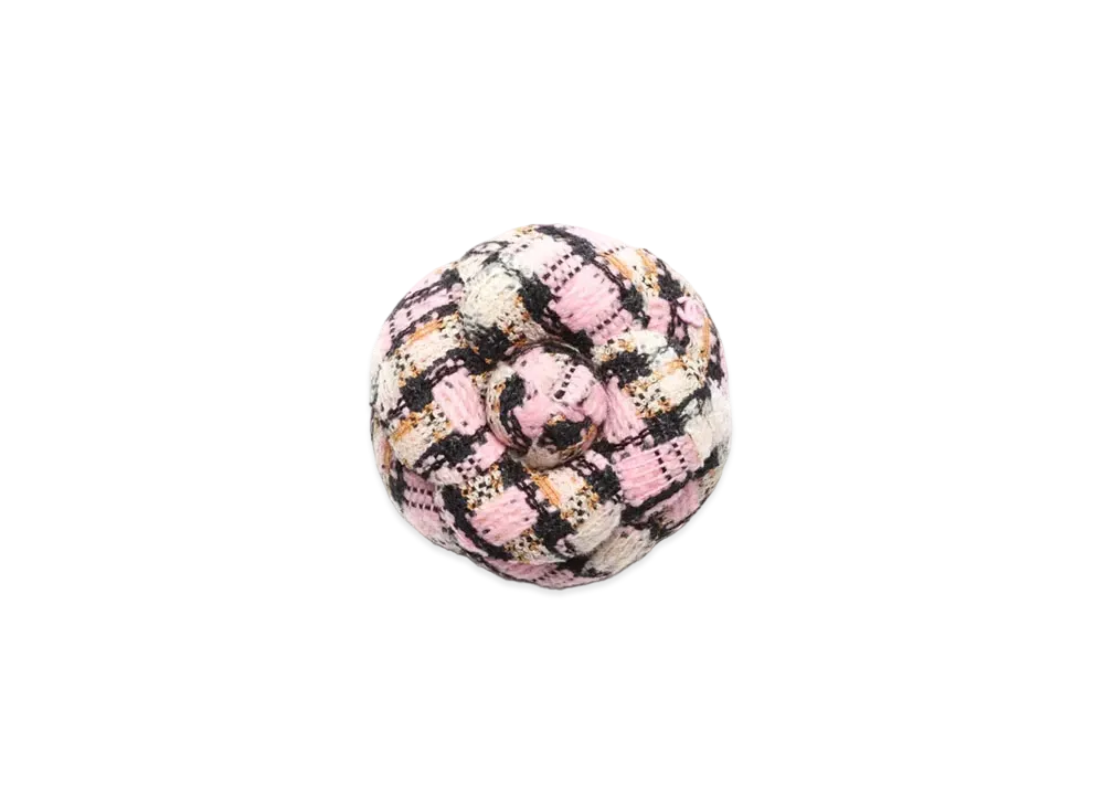 CHANEL Camellia Wool & Cotton Tweed "Pink/Ecru/Light Beige/Black"