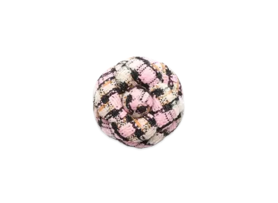 CHANEL Camellia Wool & Cotton Tweed "Pink/Ecru/Light Beige/Black"