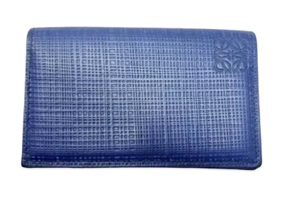 LOEWE Anagram Card Case "Navy Blue"