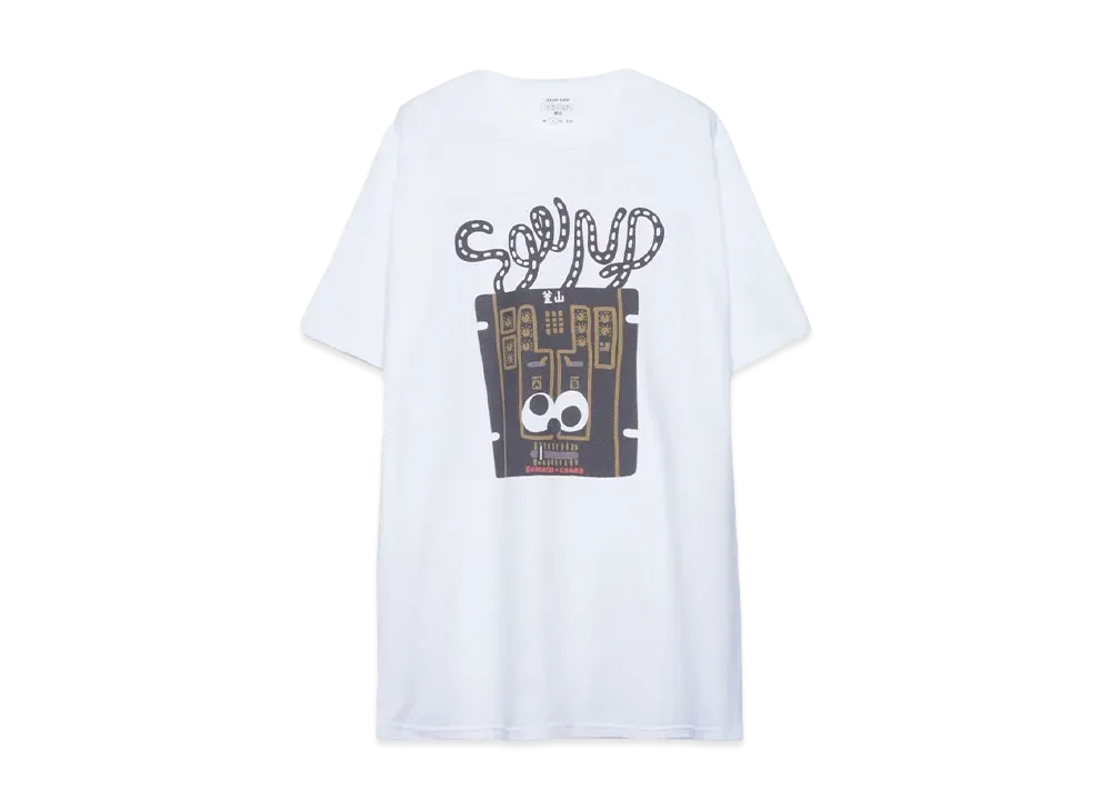 SOUND SHOP balansa CHARR for Balansa s/s tee "WHITE"