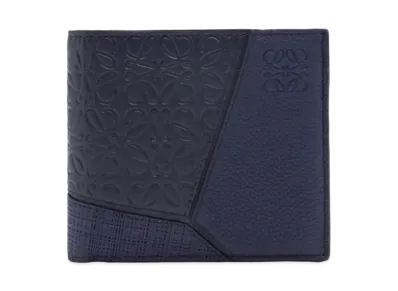 LOEWE Puzzle Bifold Compact Wallet "Navy Blue"