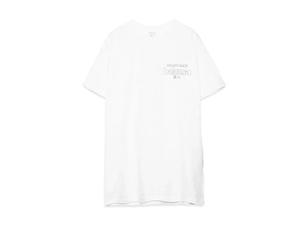 SOUND SHOP balansa ssb logo tee "WHITE/GRAY"