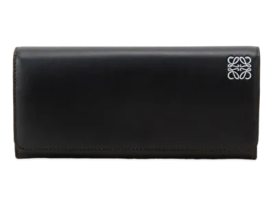 LOEWE Leather Anagram Wallet "Black"