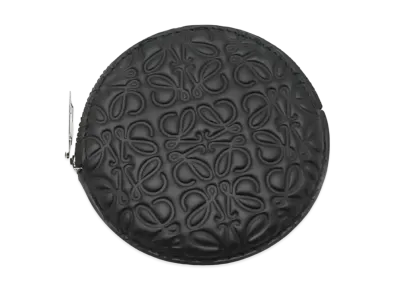 LOEWE Repeat Anagram Leather Wallet "Black"