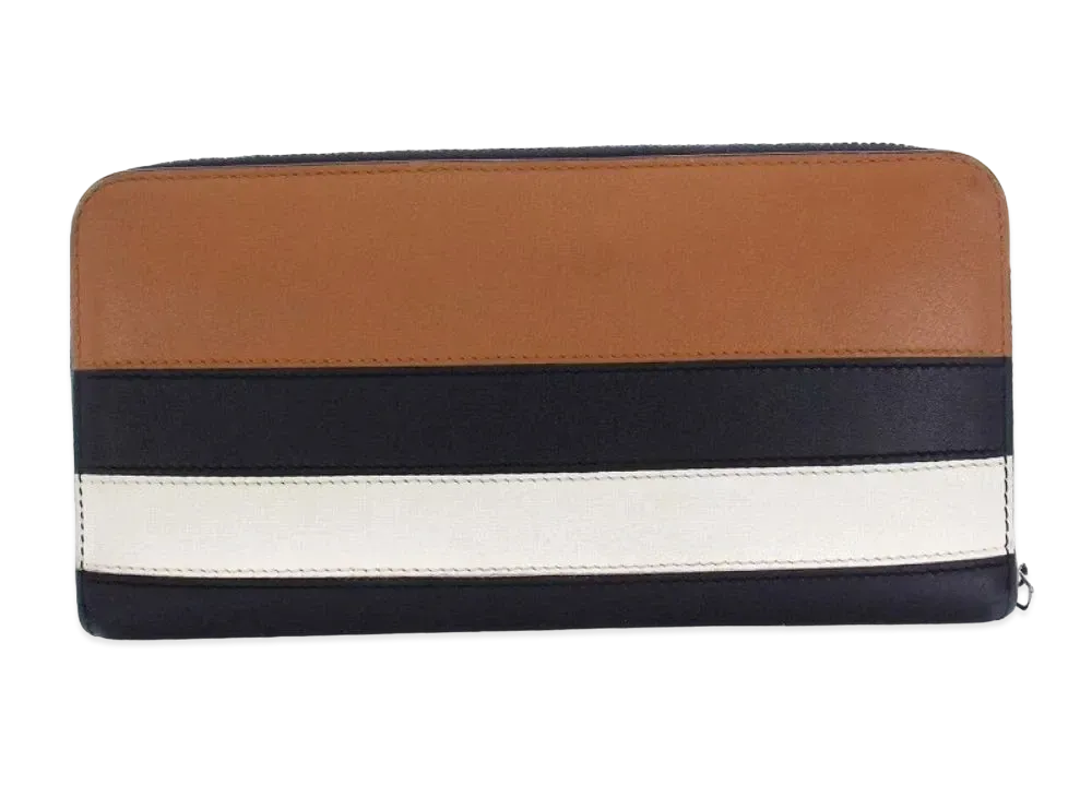 LOEWE Zip Around Wallet "Brown/Black/White"