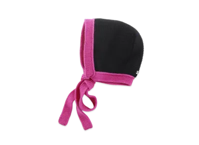 CHANEL Knit Bonnet Cashmere "Black/Fuchsia"