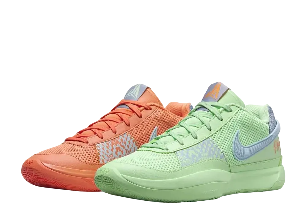 Nike Ja 1 "Bright Mandarin/Vapor Green"(FQ4796-800/FV1288-800)
