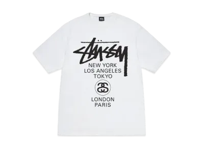 Stussy World Tour Tee "White" (24SS)