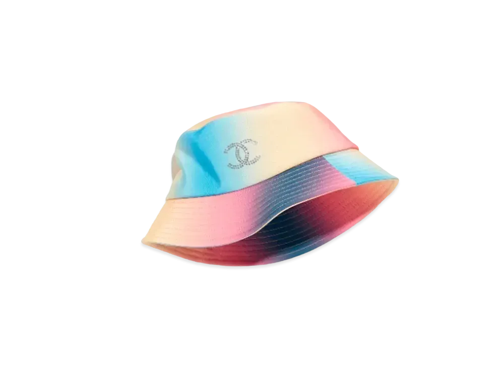 A (未使用に近い)】極美品 シャネル ココマーク パイル バケットハット