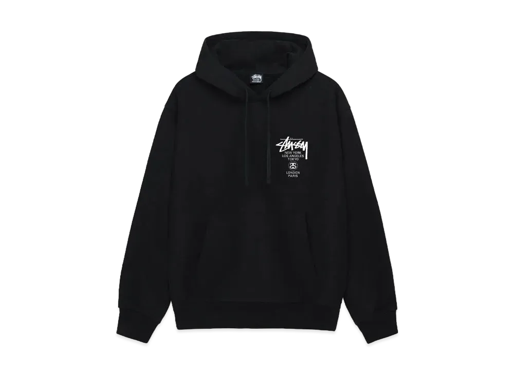 Stussy World Tour SS24 Hood "Black"