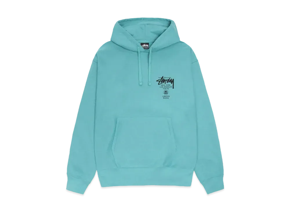 Stussy World Tour SS24 Hood "Ocean"