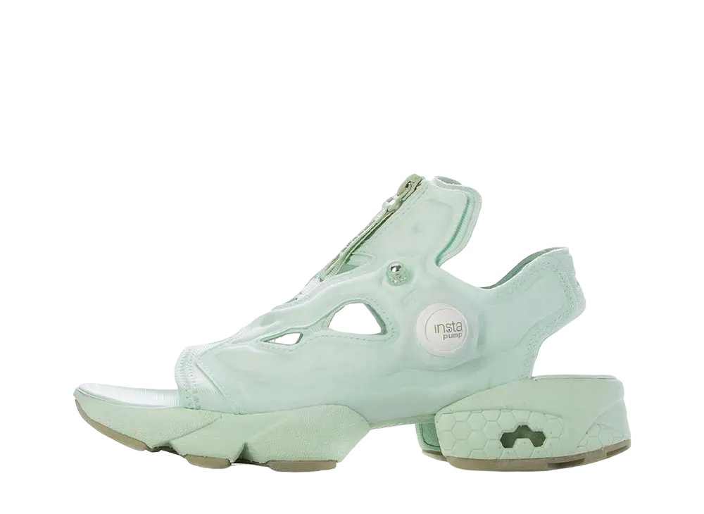 Reebok Women's Instapump Fury Sandal Zip "Aqua/Vintage Green/Chalk"