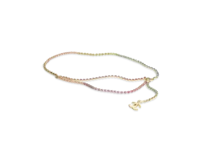 CHANEL Chain Belt Metal & Strass "Gold/Multicolor"