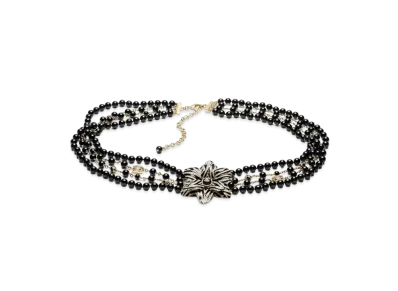 CHANEL Chain Belt Metal Glass Pearls Imitation Pearls & Strass "Gold"