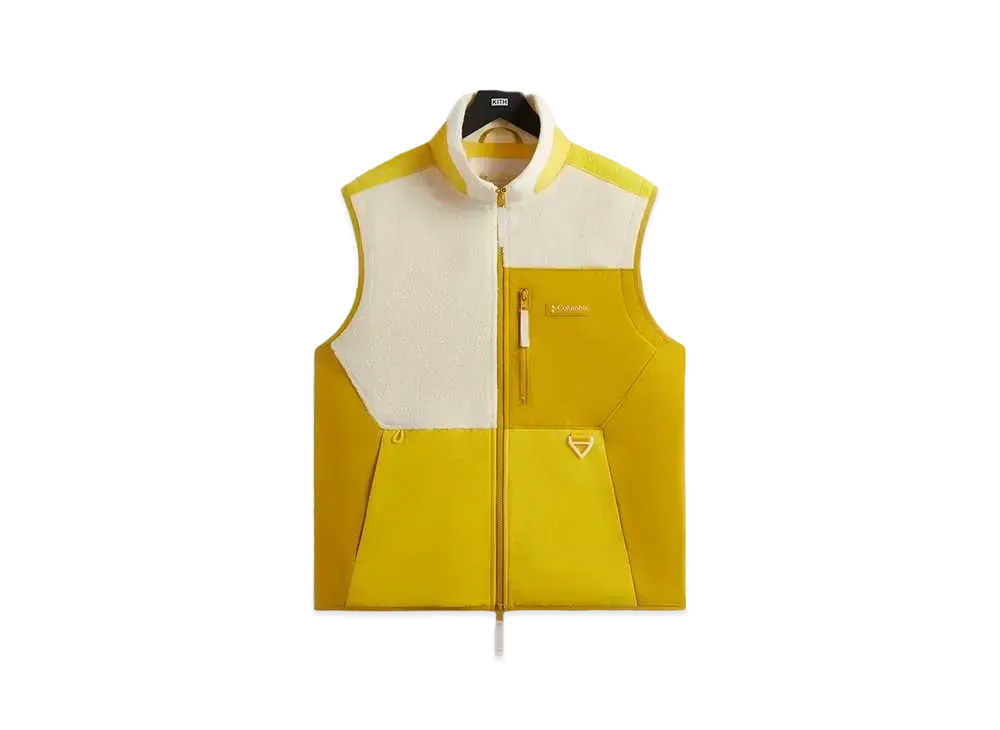 Kith x Columbia Sherpa Vest "Bright Yellow"