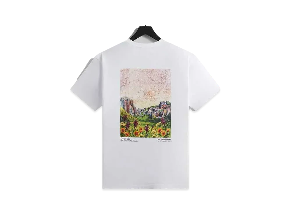 Kith x Columbia Yosemite Classic Logo Tee "White"