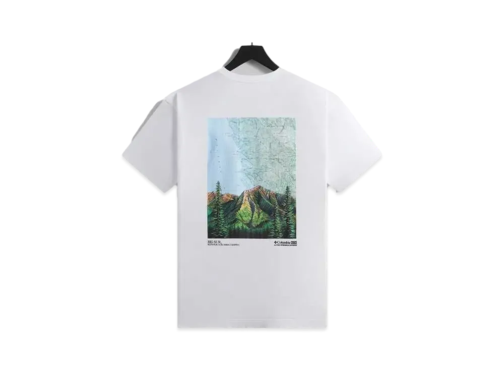 Kith for Columbia Big Sur Classic Logo Tee "White"
