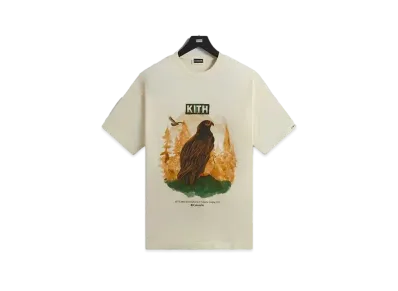 Kith x Columbia Eagle Illustration Vintage Tee "History"
