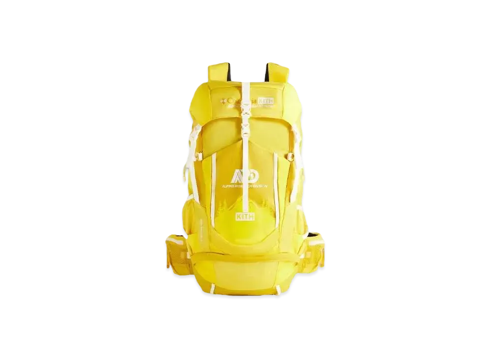 Kith x Columbia 37L Backpack "Bright Yellow"