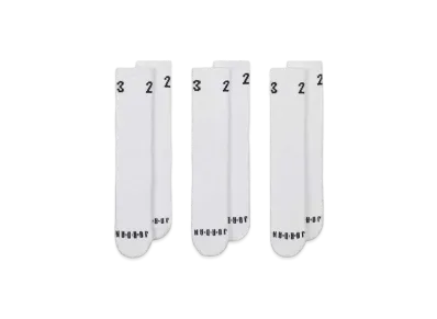 Nike Jordan Essential Crew Socks (3 pairs) "White/Black"