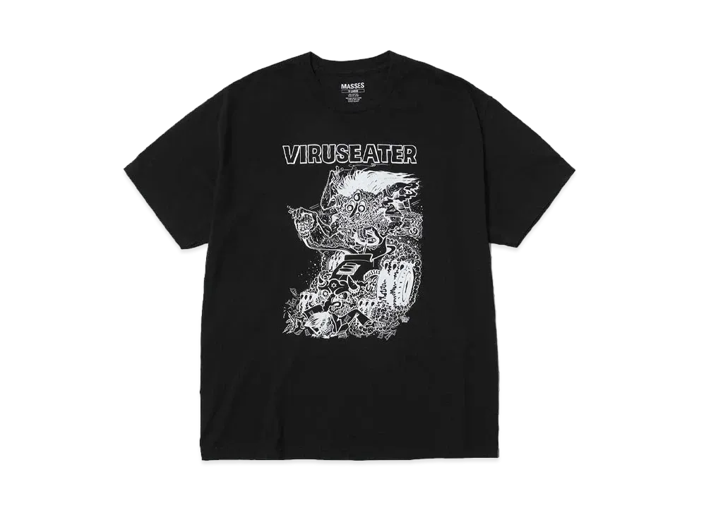 MASSES T-SHIRT VIRUSEATER "BLACK"